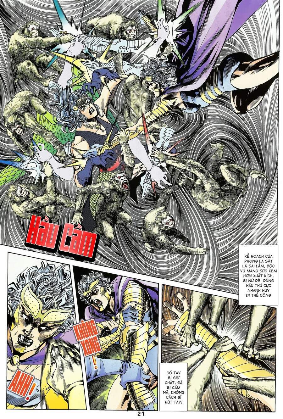 Truyện Tranh Long Hổ 5 Thế trang 8
