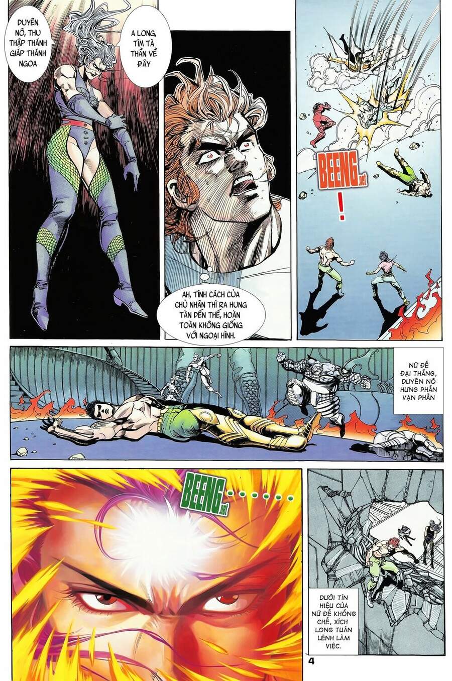 Truyện Tranh Long Hổ 5 Thế trang 8