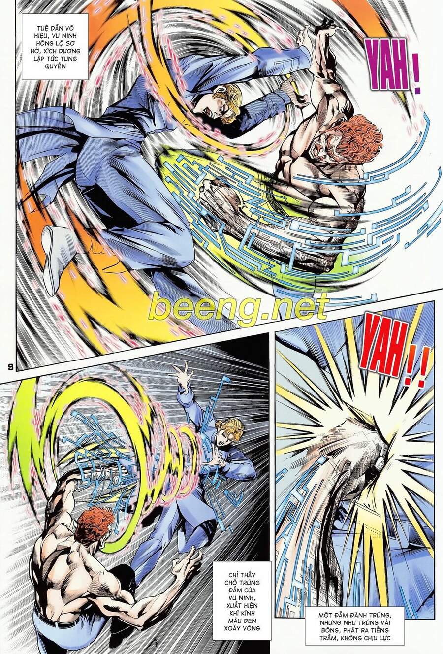 Truyện Tranh Long Hổ 5 Thế trang 8