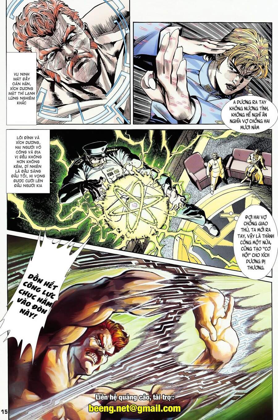 Truyện Tranh Long Hổ 5 Thế trang 8
