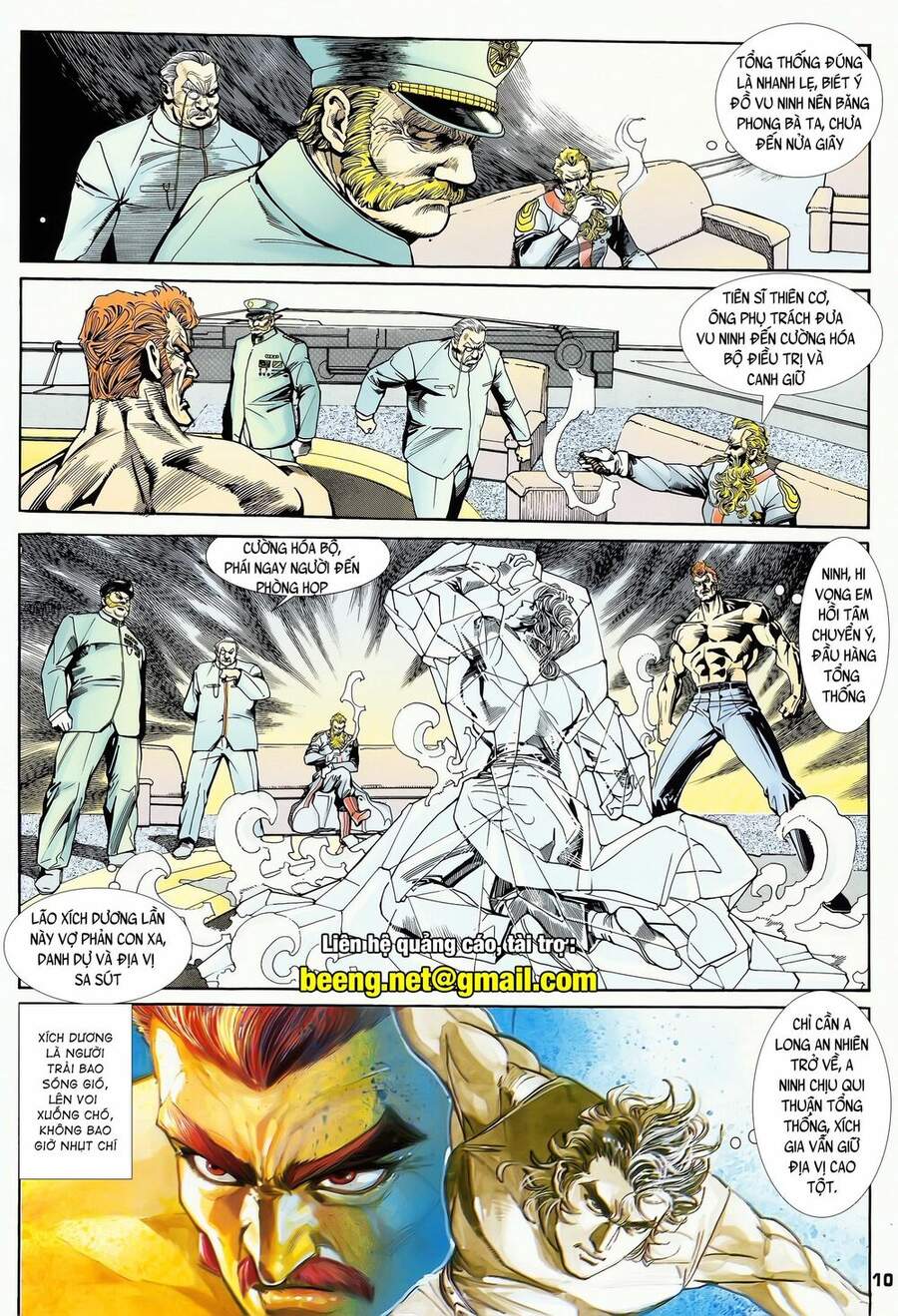 Truyện Tranh Long Hổ 5 Thế trang 8