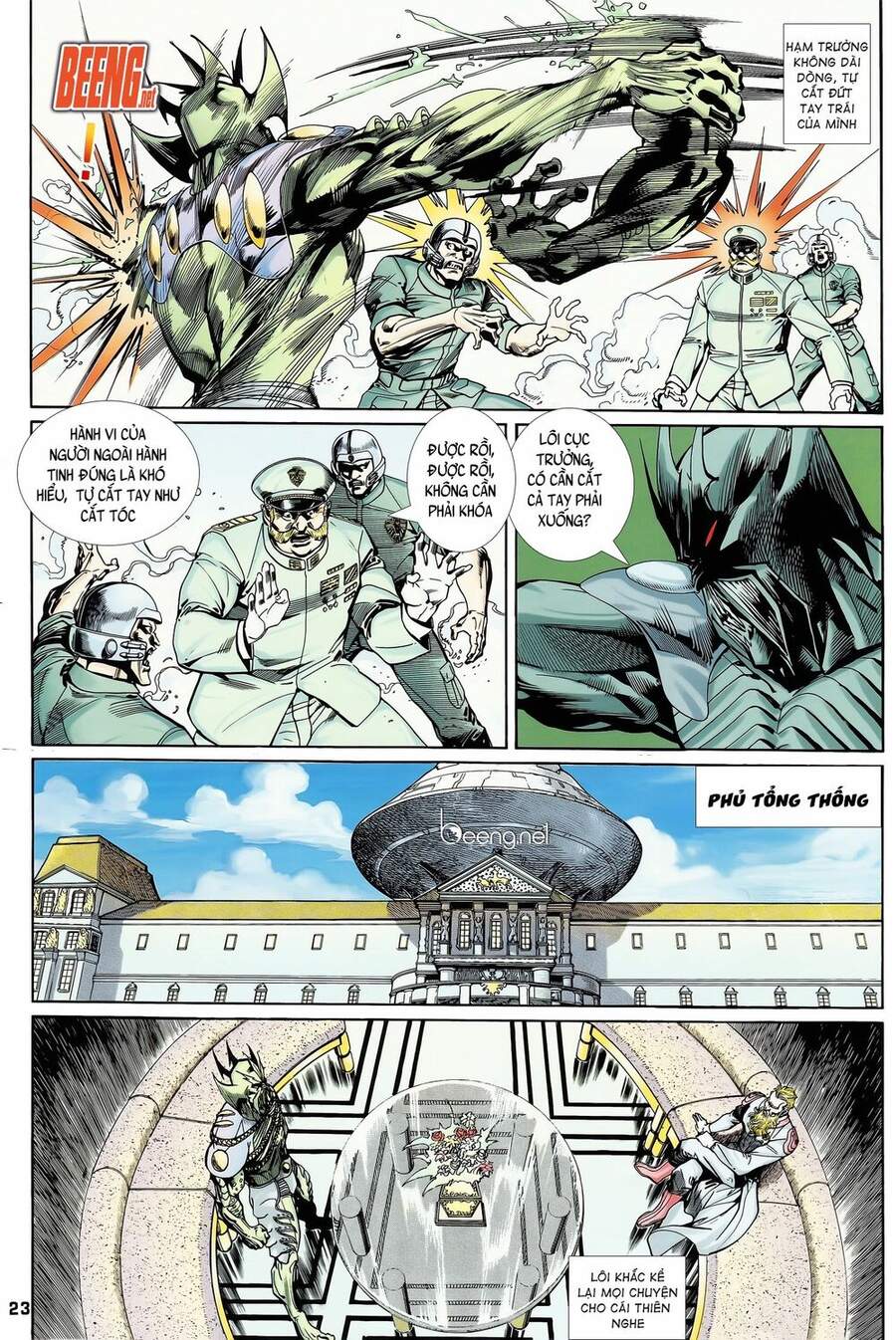 Truyện Tranh Long Hổ 5 Thế trang 8