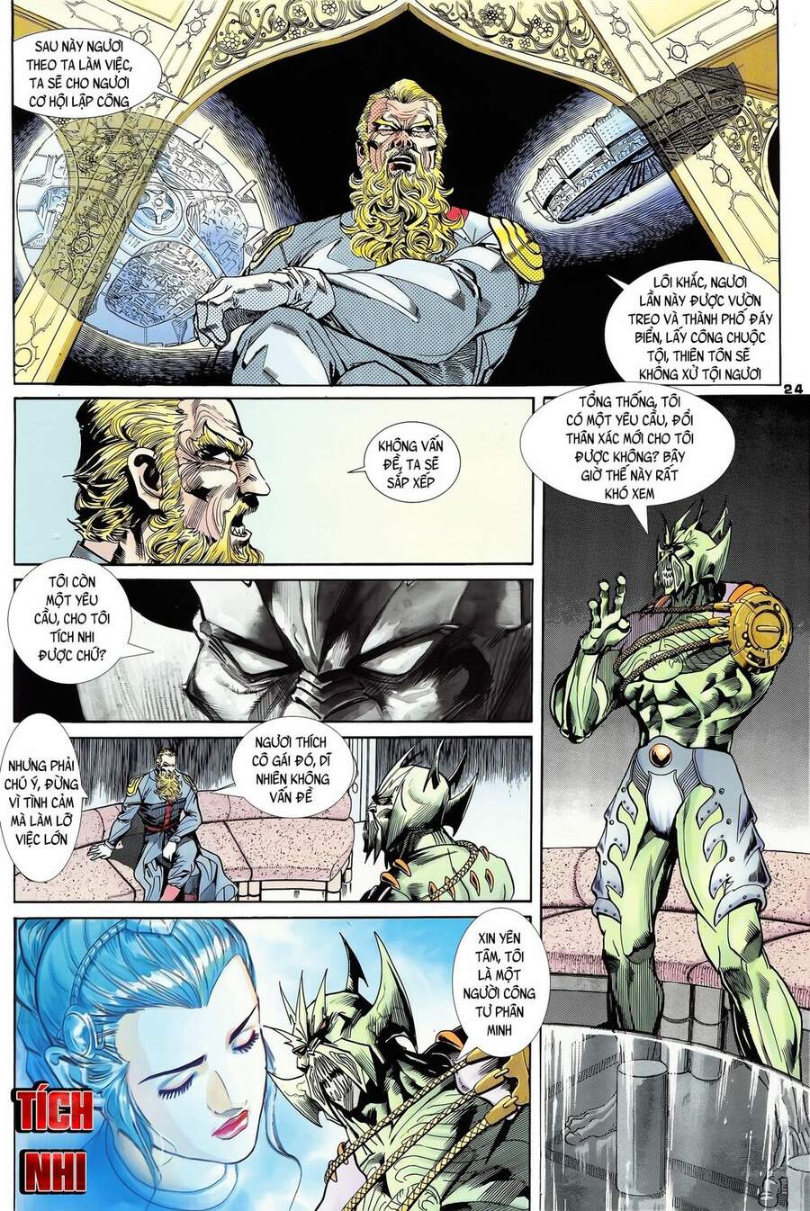 Truyện Tranh Long Hổ 5 Thế trang 8