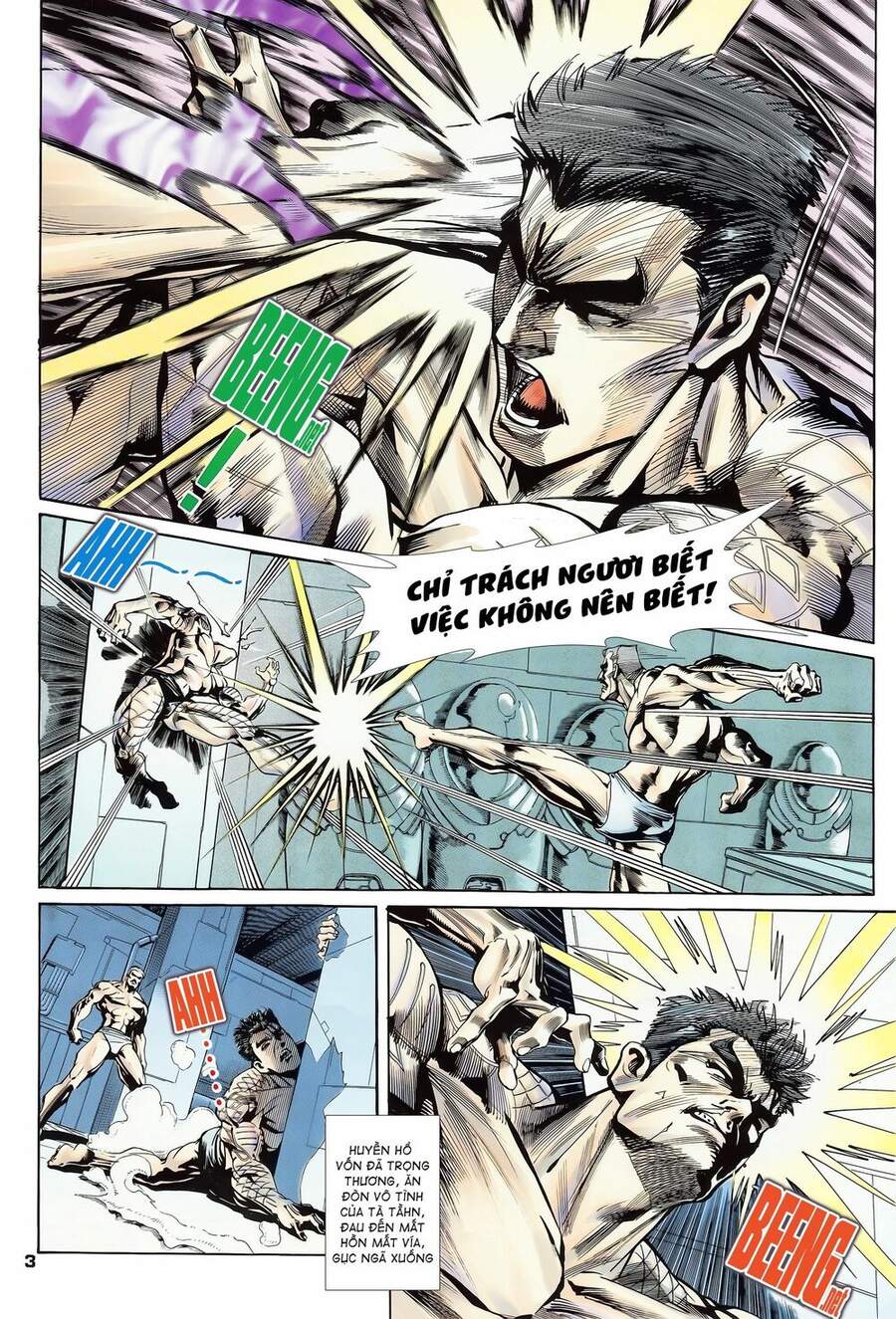 Truyện Tranh Long Hổ 5 Thế trang 8