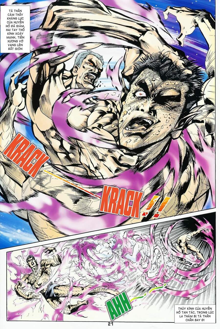 Truyện Tranh Long Hổ 5 Thế trang 8