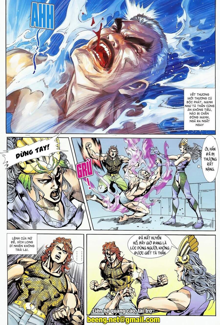 Truyện Tranh Long Hổ 5 Thế trang 8