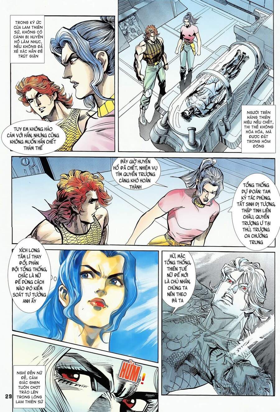 Truyện Tranh Long Hổ 5 Thế trang 8