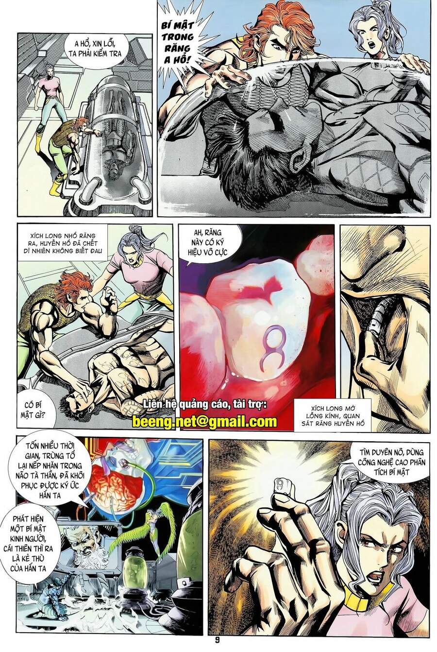 Truyện Tranh Long Hổ 5 Thế trang 8