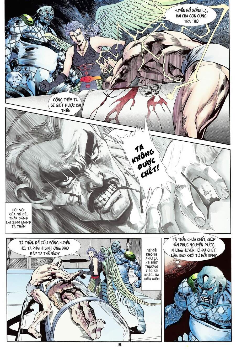 Truyện Tranh Long Hổ 5 Thế trang 8