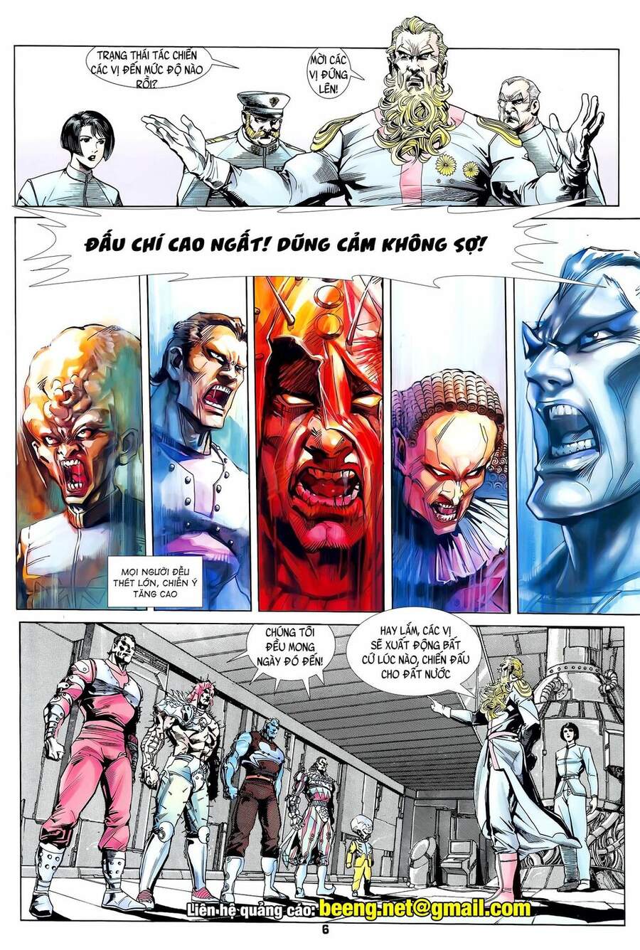 Truyện Tranh Long Hổ 5 Thế trang 8