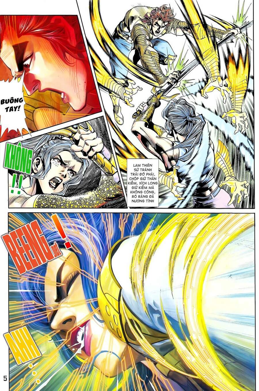 Truyện Tranh Long Hổ 5 Thế trang 8