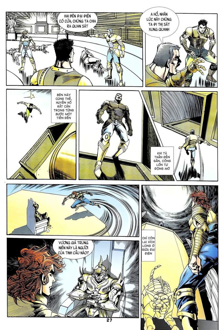 Truyện Tranh Long Hổ 5 Thế trang 8