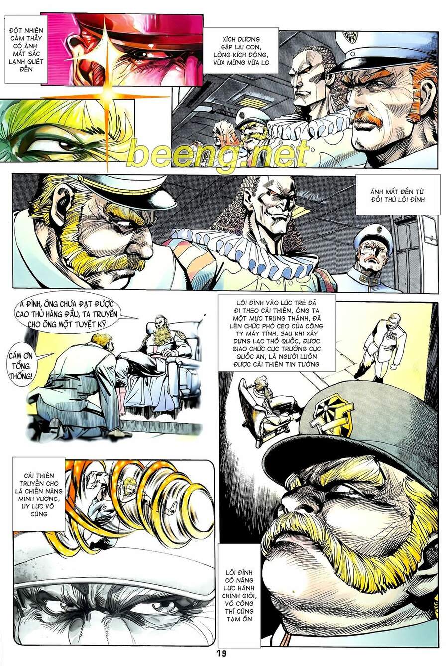Truyện Tranh Long Hổ 5 Thế trang 8