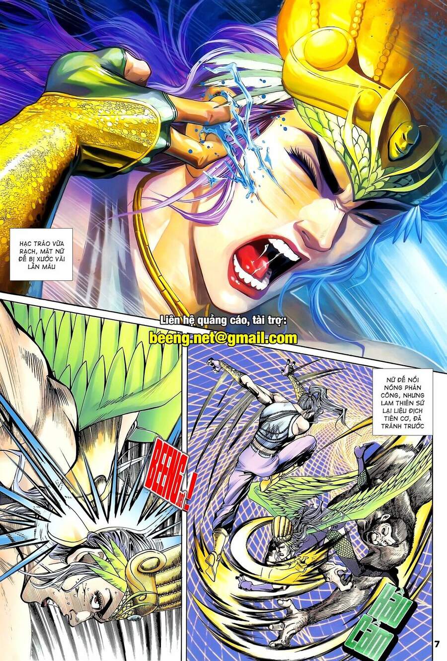 Truyện Tranh Long Hổ 5 Thế trang 8