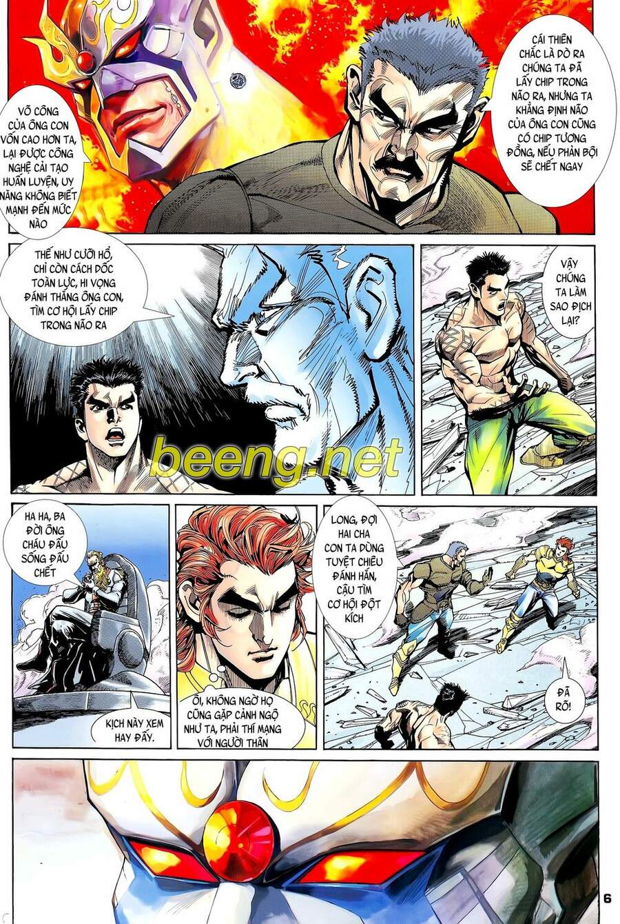 Truyện Tranh Long Hổ 5 Thế trang 8