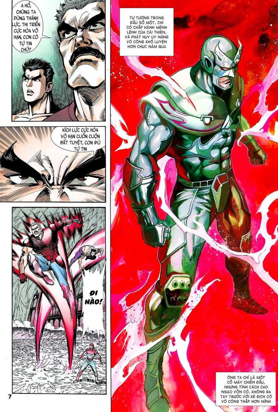 Truyện Tranh Long Hổ 5 Thế trang 8