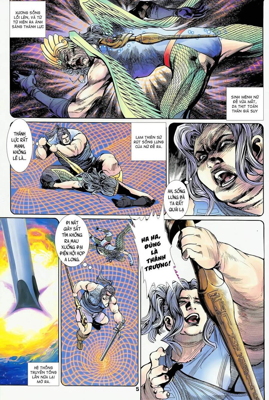 Truyện Tranh Long Hổ 5 Thế trang 8