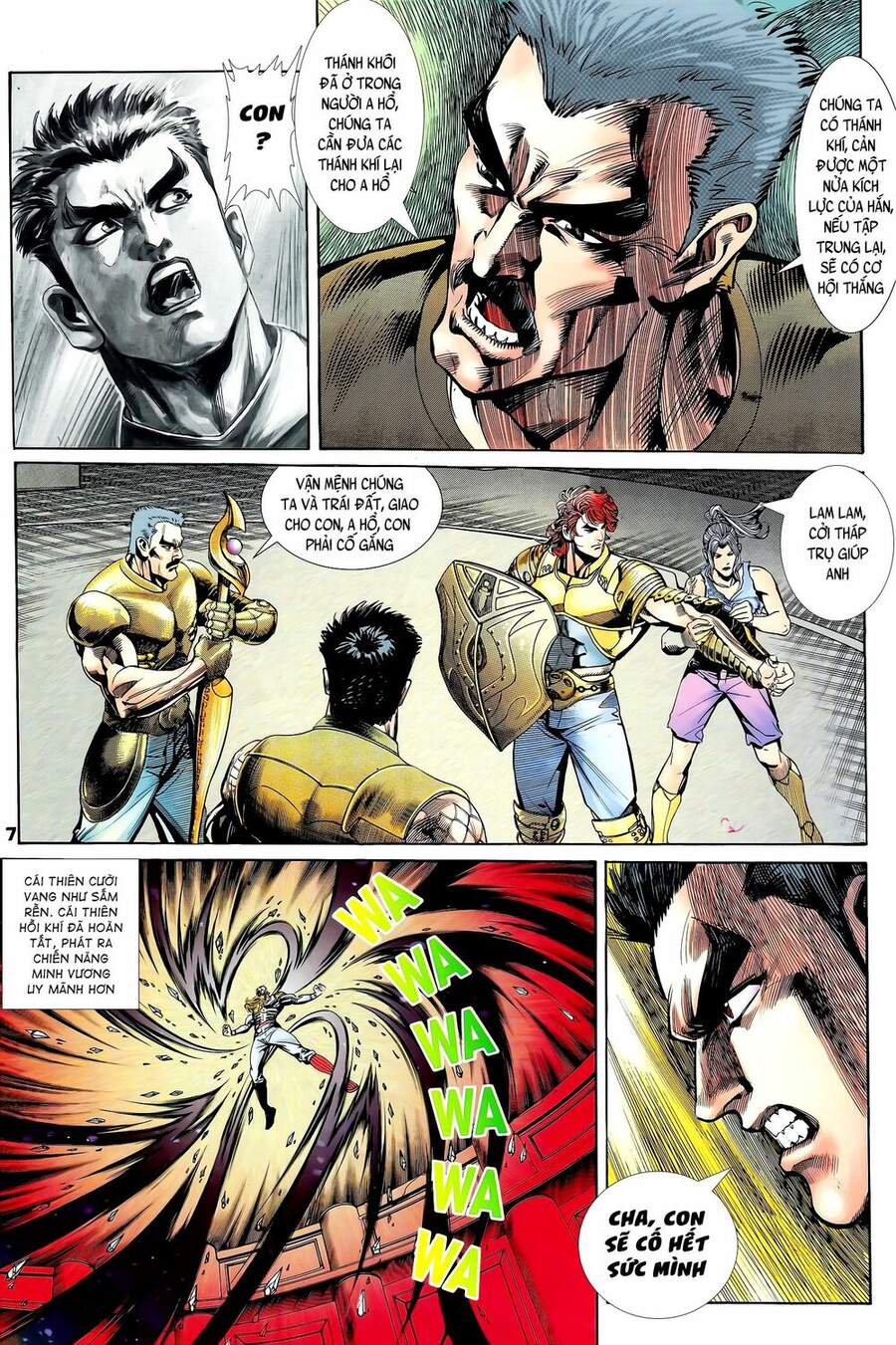 Truyện Tranh Long Hổ 5 Thế trang 8