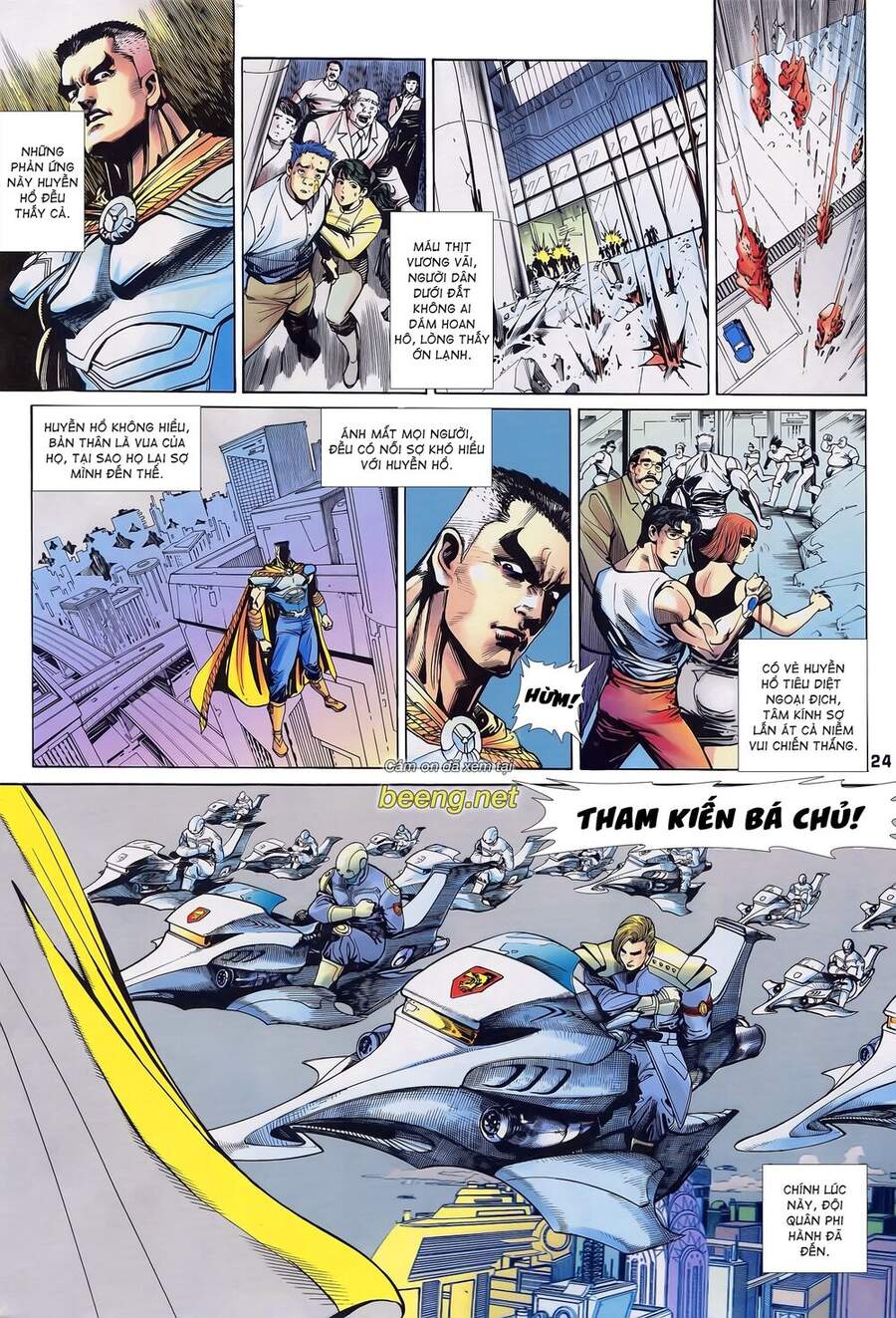 Truyện Tranh Long Hổ 5 Thế trang 8