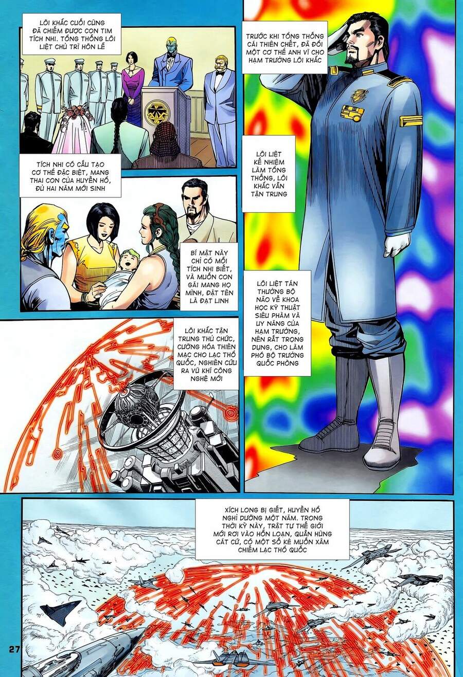 Truyện Tranh Long Hổ 5 Thế trang 8