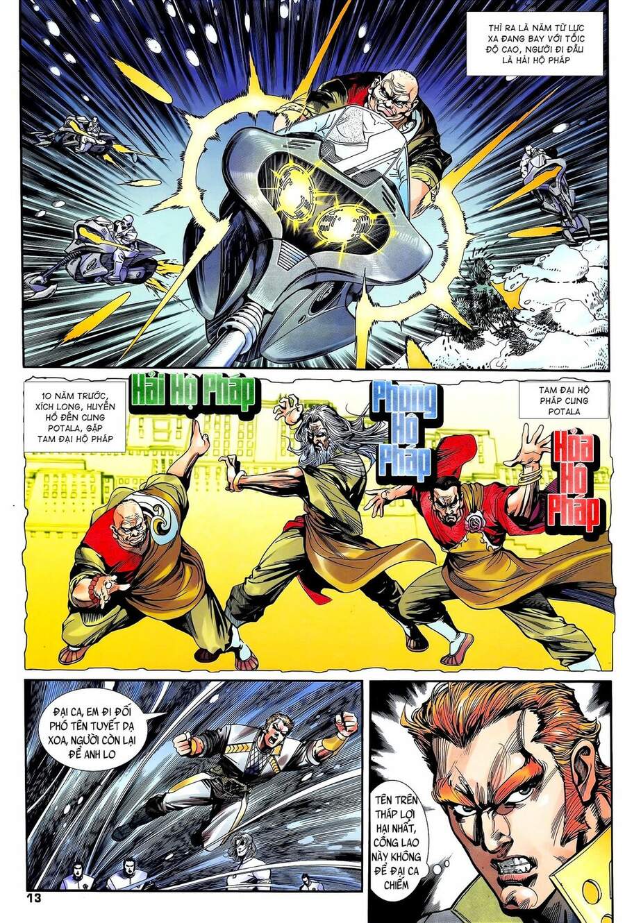Truyện Tranh Long Hổ 5 Thế trang 8