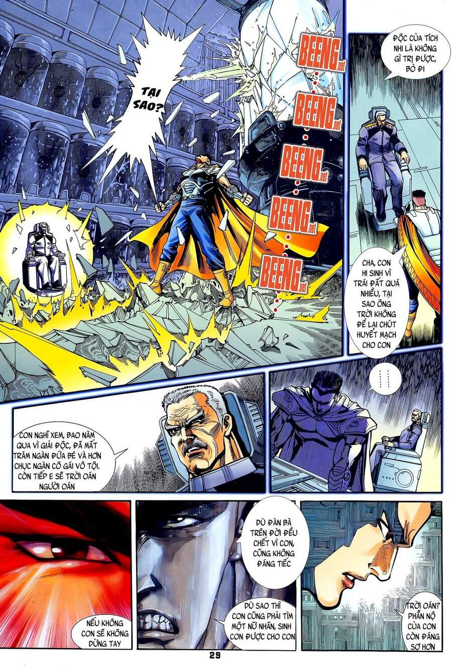 Truyện Tranh Long Hổ 5 Thế trang 8