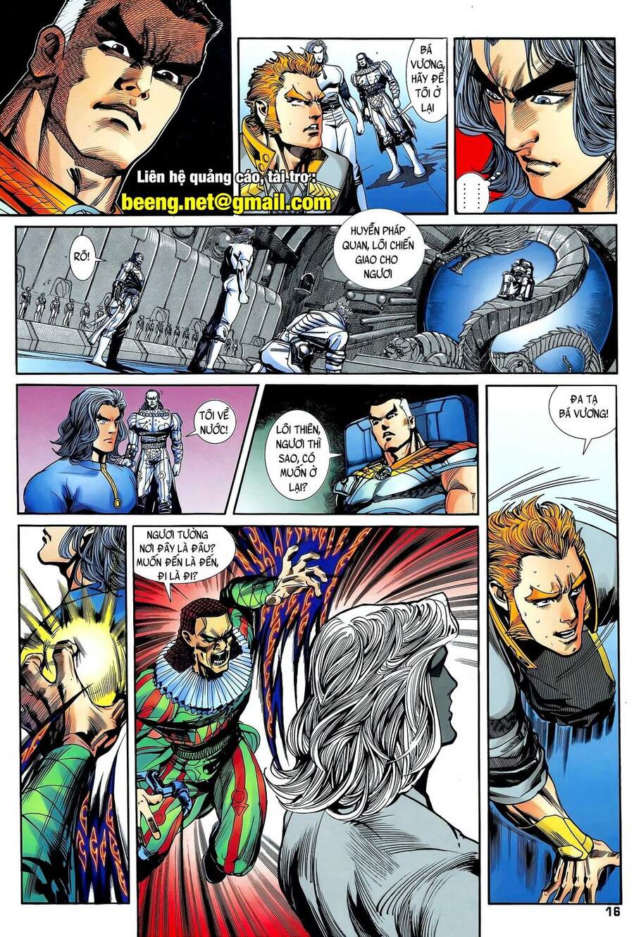 Truyện Tranh Long Hổ 5 Thế trang 8