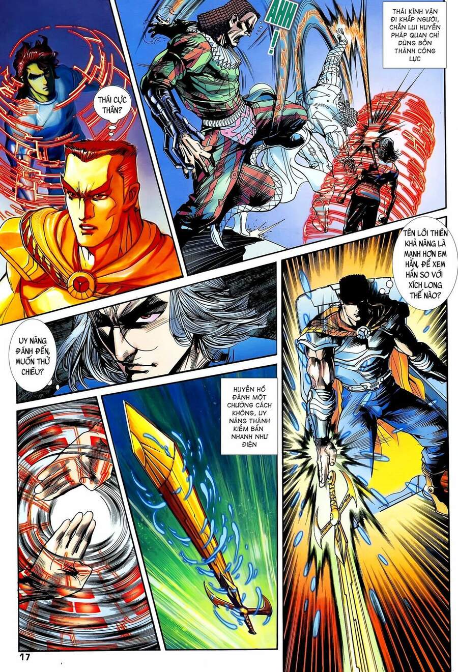Truyện Tranh Long Hổ 5 Thế trang 8