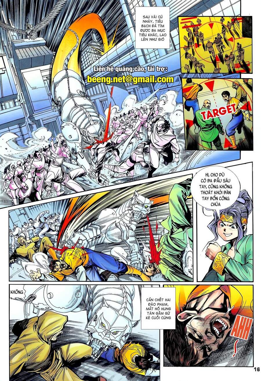 Truyện Tranh Long Hổ 5 Thế trang 8