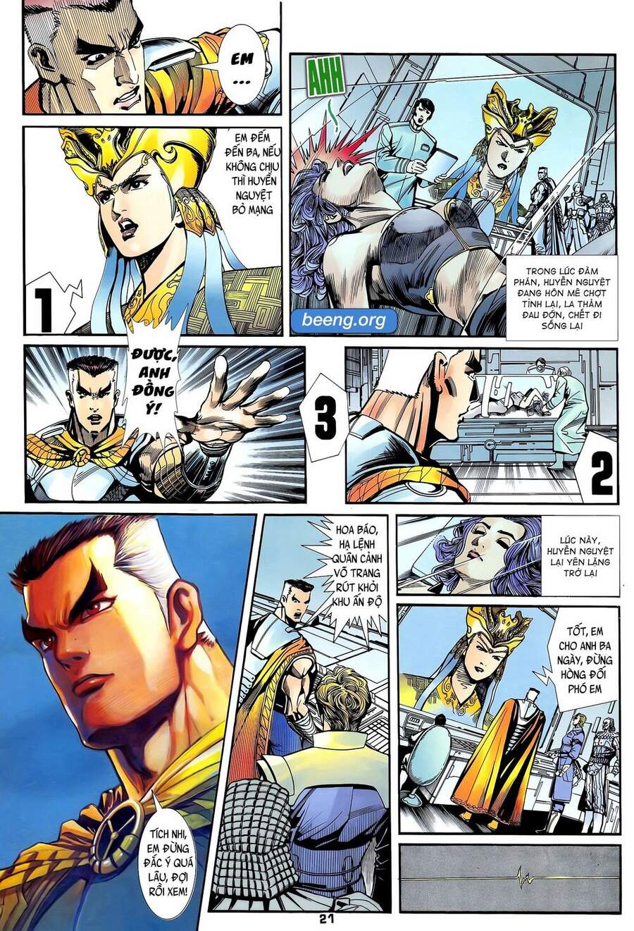 Truyện Tranh Long Hổ 5 Thế trang 8