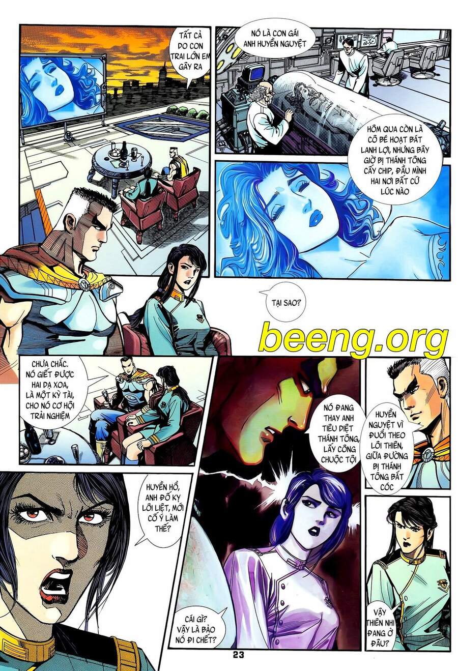 Truyện Tranh Long Hổ 5 Thế trang 8