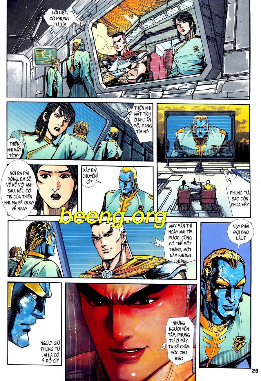 Truyện Tranh Long Hổ 5 Thế trang 8