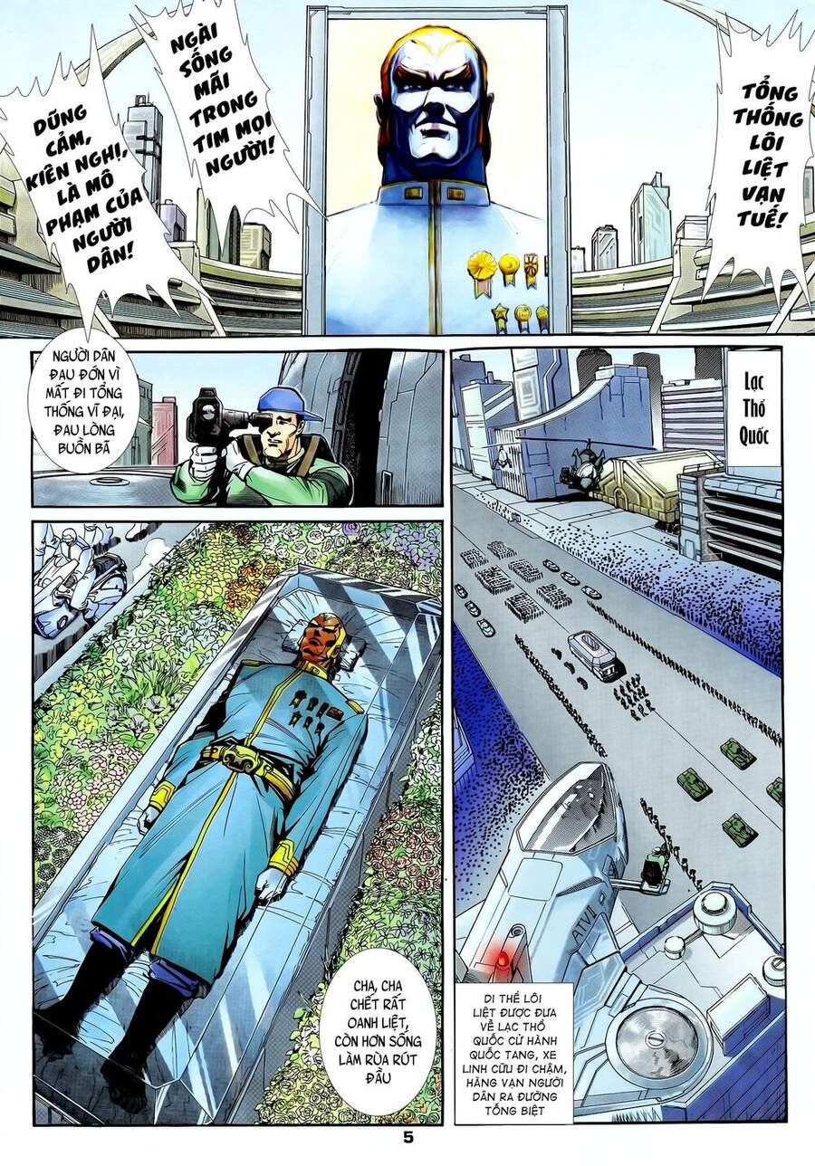 Truyện Tranh Long Hổ 5 Thế trang 8