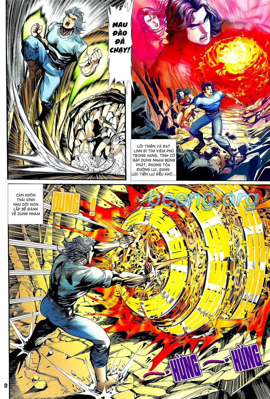 Truyện Tranh Long Hổ 5 Thế trang 8