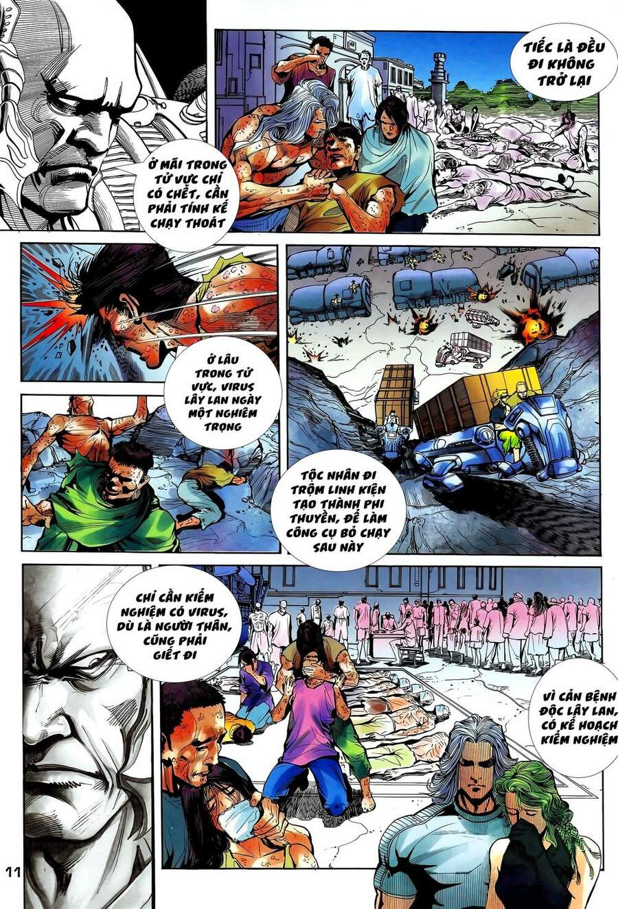 Truyện Tranh Long Hổ 5 Thế trang 8