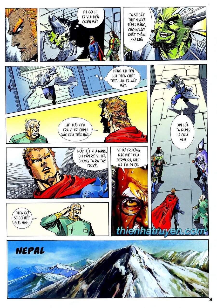 Truyện Tranh Long Hổ 5 Thế trang 8