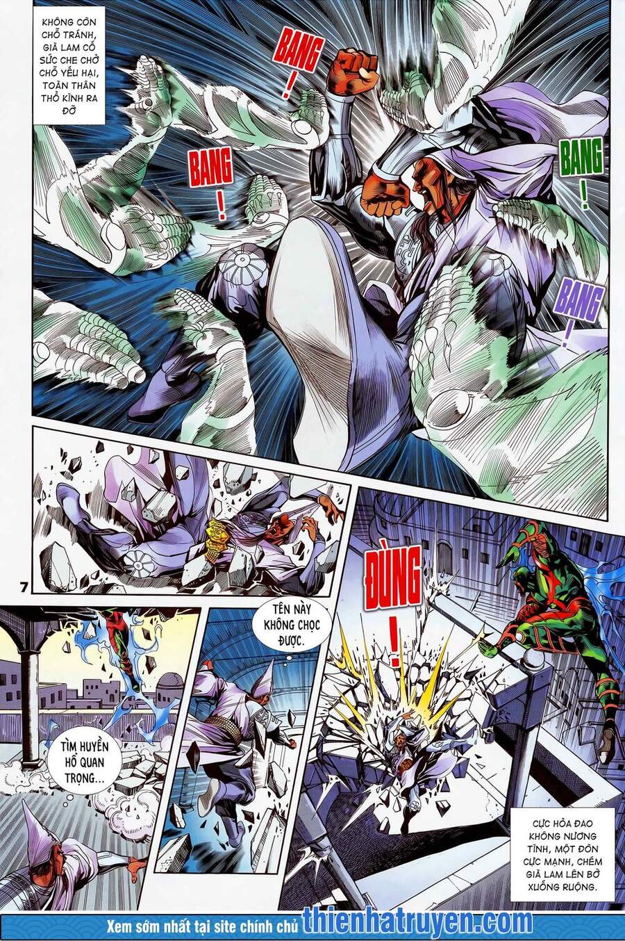 Truyện Tranh Long Hổ 5 Thế trang 8