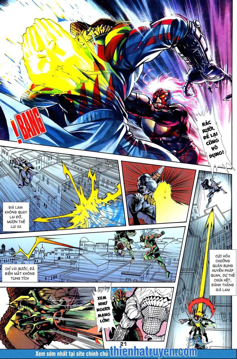 Truyện Tranh Long Hổ 5 Thế trang 8