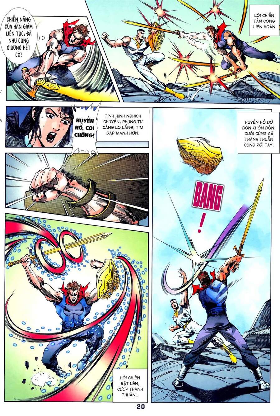 Truyện Tranh Long Hổ 5 Thế trang 8