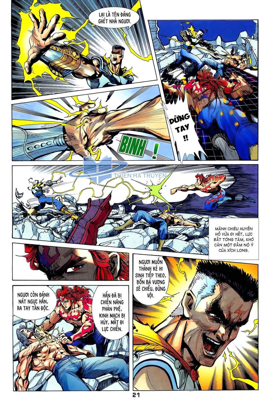 Truyện Tranh Long Hổ 5 Thế trang 8