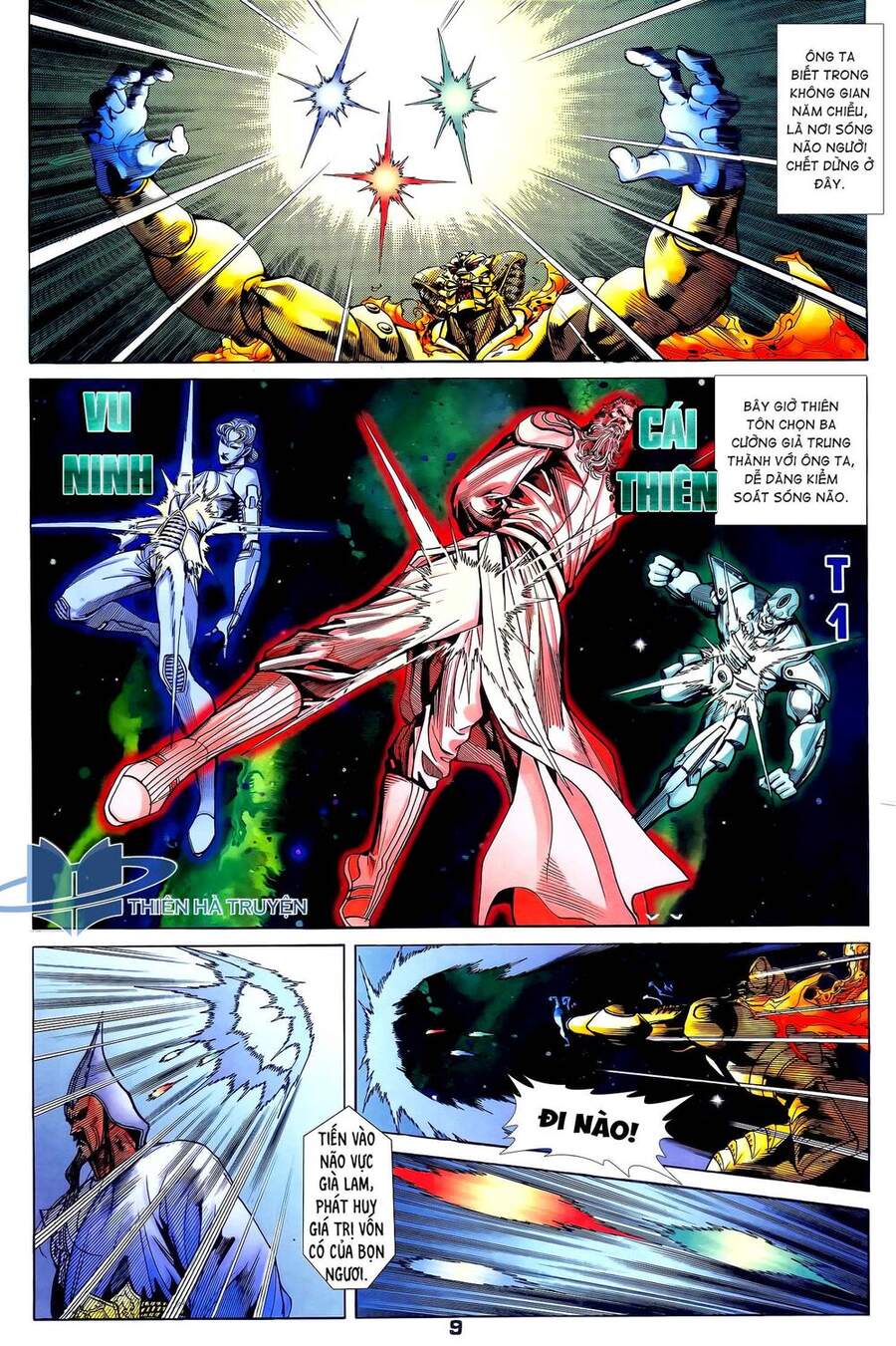 Truyện Tranh Long Hổ 5 Thế trang 8