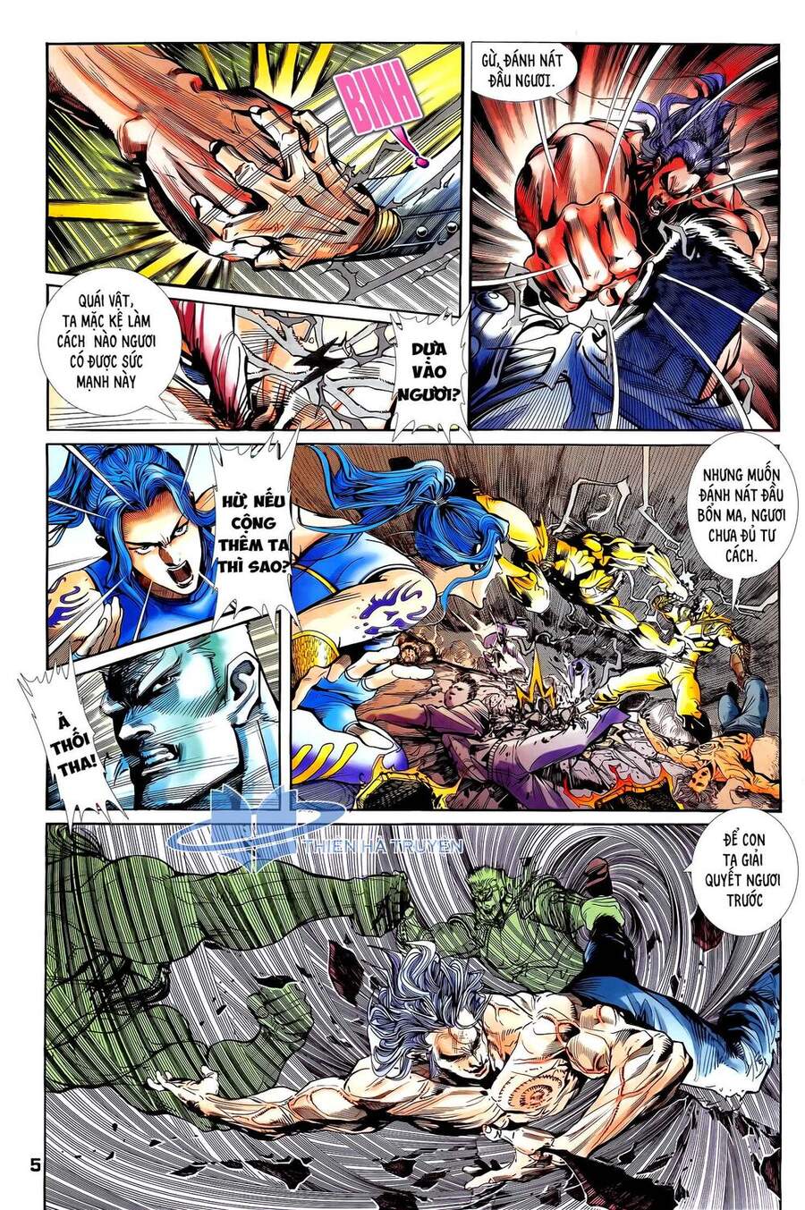 Truyện Tranh Long Hổ 5 Thế trang 8