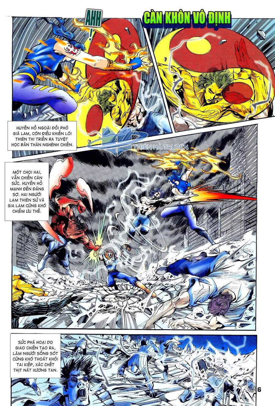 Truyện Tranh Long Hổ 5 Thế trang 8