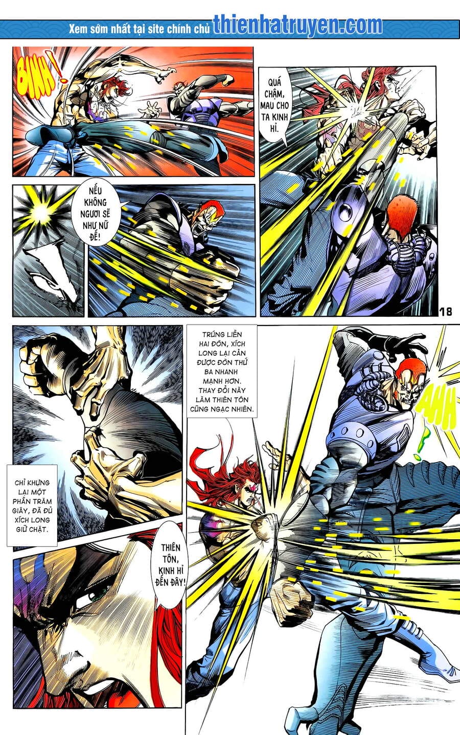 Truyện Tranh Long Hổ 5 Thế trang 8