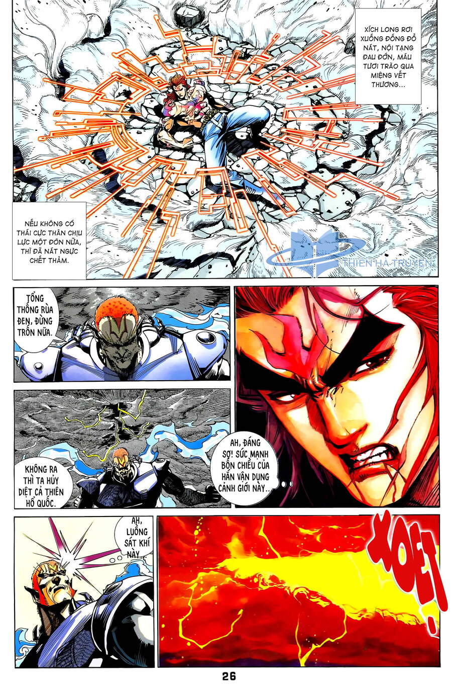 Truyện Tranh Long Hổ 5 Thế trang 8