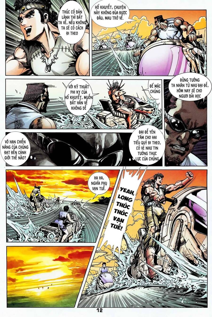 Truyện Tranh Long Hổ 5 Thế trang 8