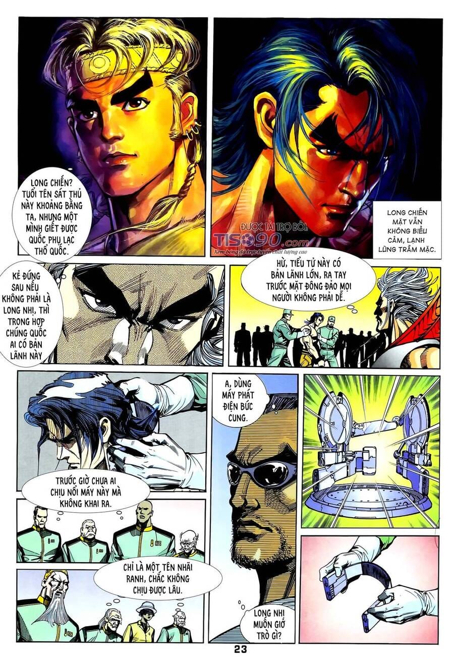 Truyện Tranh Long Hổ 5 Thế trang 8