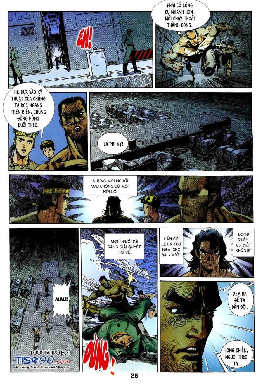 Truyện Tranh Long Hổ 5 Thế trang 8