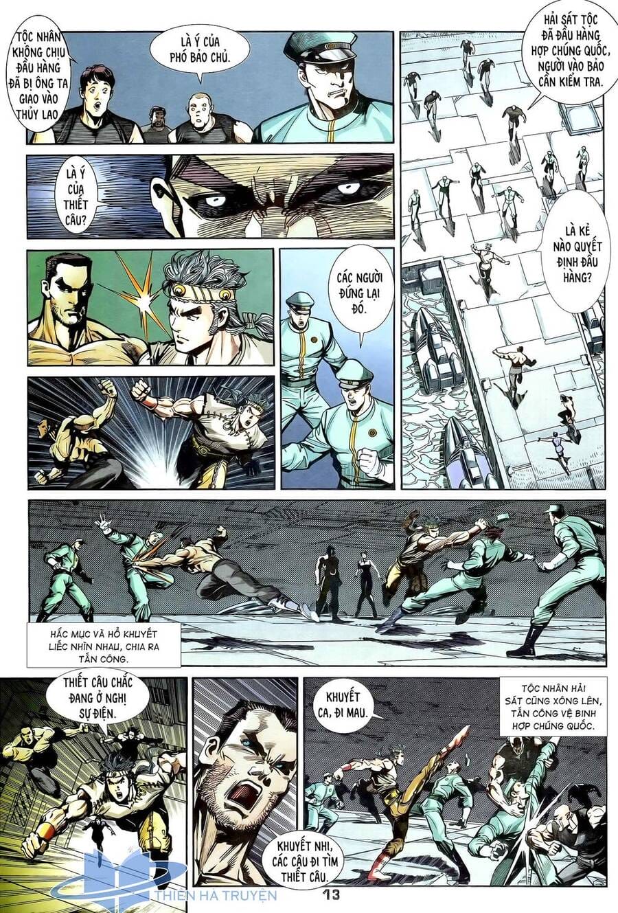 Truyện Tranh Long Hổ 5 Thế trang 8