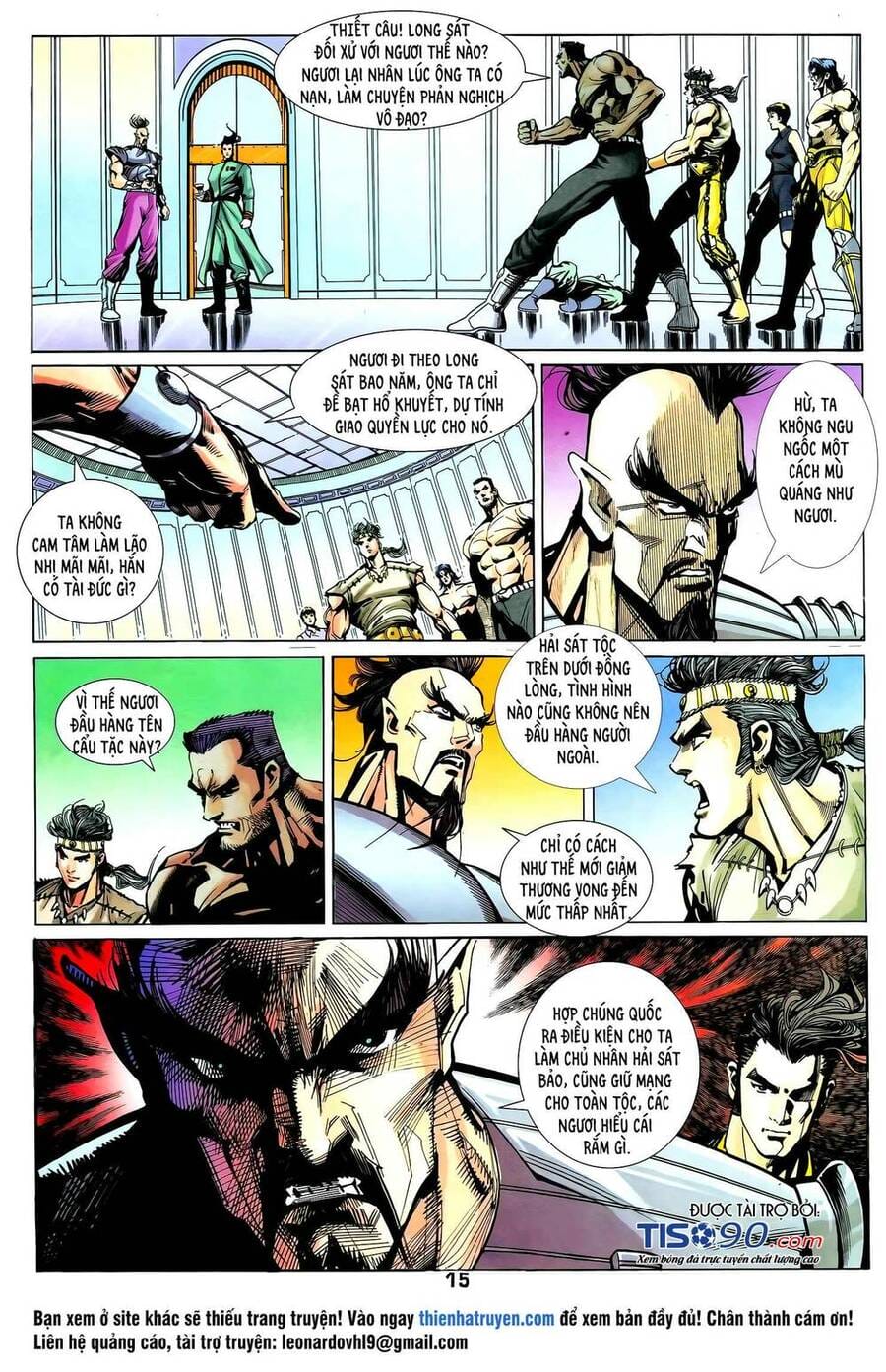 Truyện Tranh Long Hổ 5 Thế trang 8